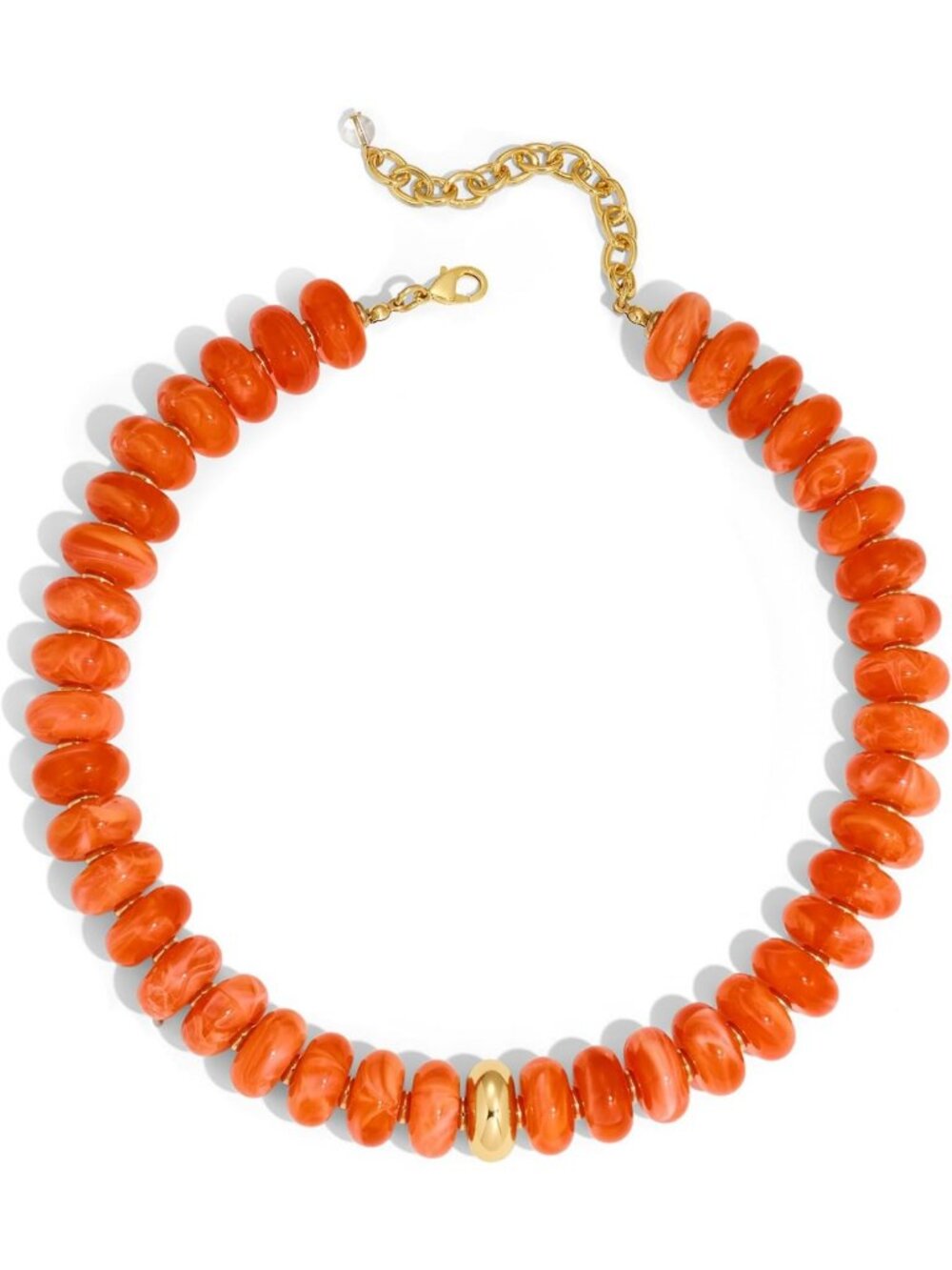 Colorful Chunky Resin Beaded Necklace for Women - Oversized Boho Statement